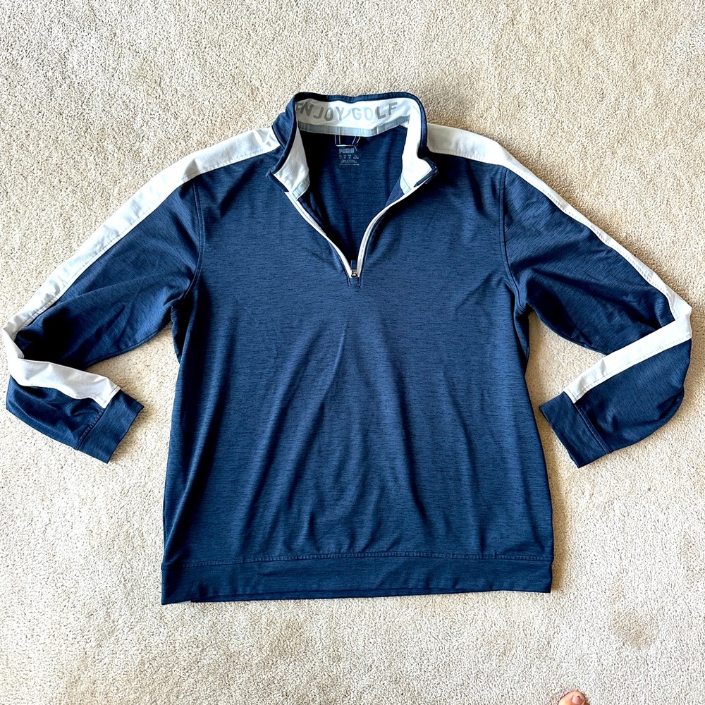 Puma 3/4 zip long sleeve